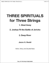 THREE SPIRITUALS FOR THREE STRINGS P.O.D. cover